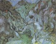 Vincent Van Gogh Les Peiroulets Ravine (nn04) oil painting reproduction